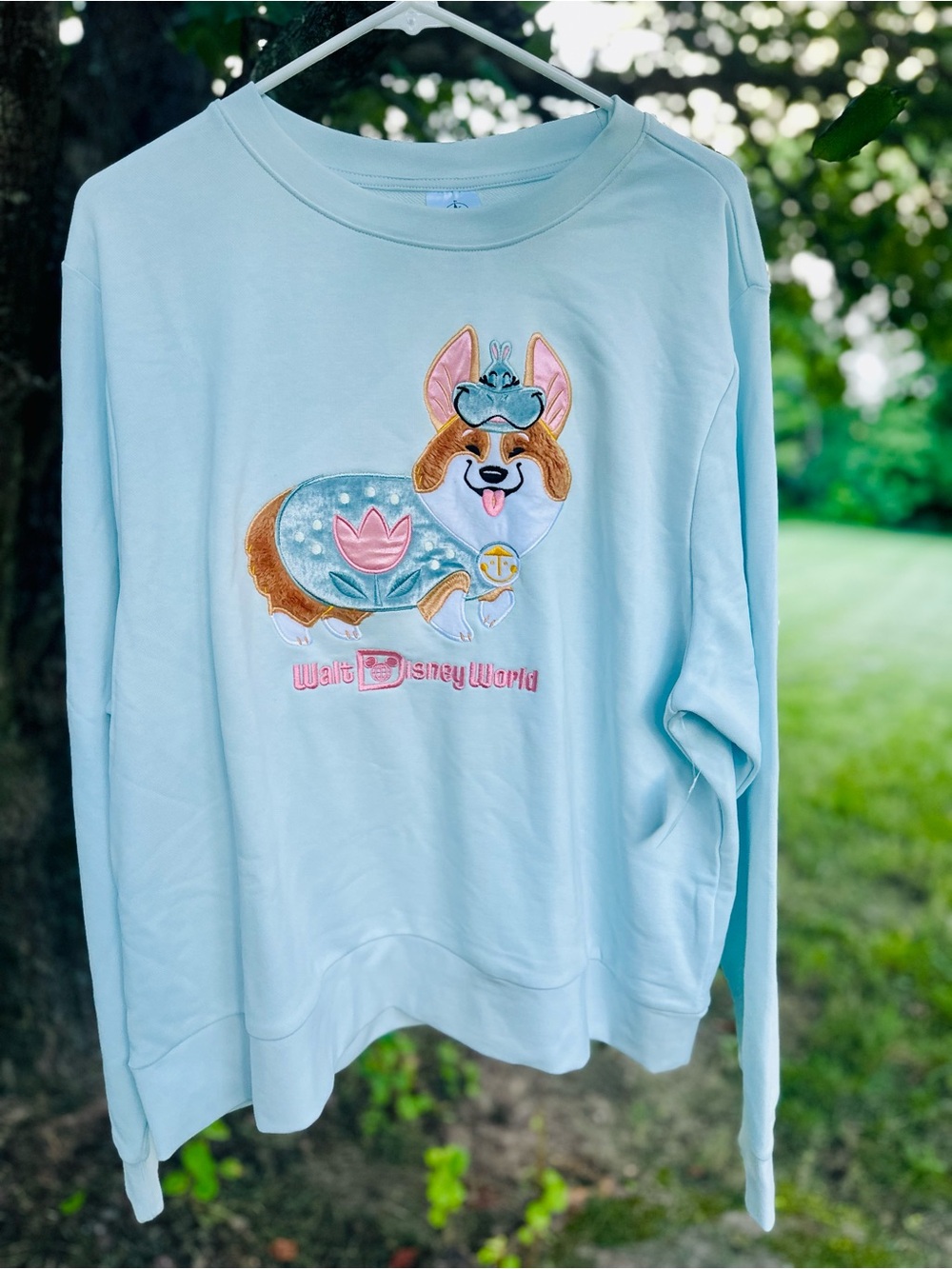 Disney Parks 2026 Halloween It’s A Small World Corgi Dog Pullover Sweater- Small